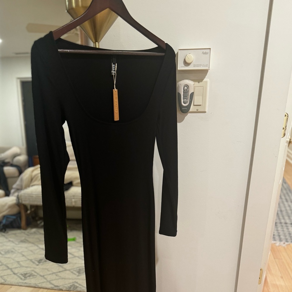 SKIMS Long Sleeve Lounge Dress, NWT - Picture 8 of 8